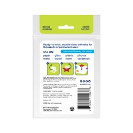 Permanent Glue Dots, Blue, Pack Of 60