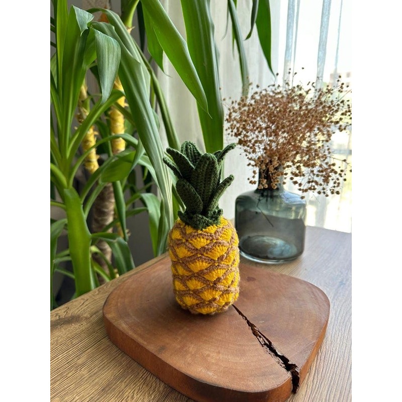 Crochet fruit (Ananas)