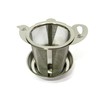 Tea Strainer "Teapot" with Lettering and Saucer / Lid Made
