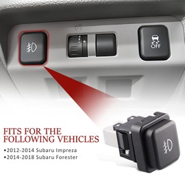 GrteRokky Dash Fog Light Lamp Switch Compatible for 2012-2014 Subaru Impreza 2014-2018 Subaru Forester H4510FJ000