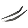 1Pair Headlight Eyelid Trim Protective Stylish Carbon Fiber Headlight Eyebrow