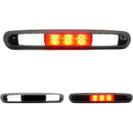 SUPAREE LED Third Brake Light Fit for 2007-2013 Sierra/Silverado 1500 2500 3500, 2014 Sierra/Silverado 2500 3500 Classic Model 3rd Brake Light Assembly Roof White Cargo Light Red High Mount Lamp