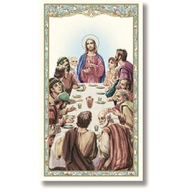 BULK The Last Supper Apostles' Creed Christian Prayer Card