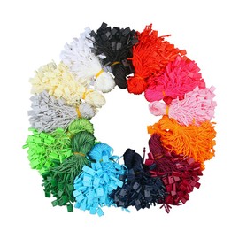 (Price/1000 Pcs) Muka 1000 Pcs Hang Tag String 7" Clothing Hanging Rope snap Lock Pin Loop Fastener Hook Ties-Pink