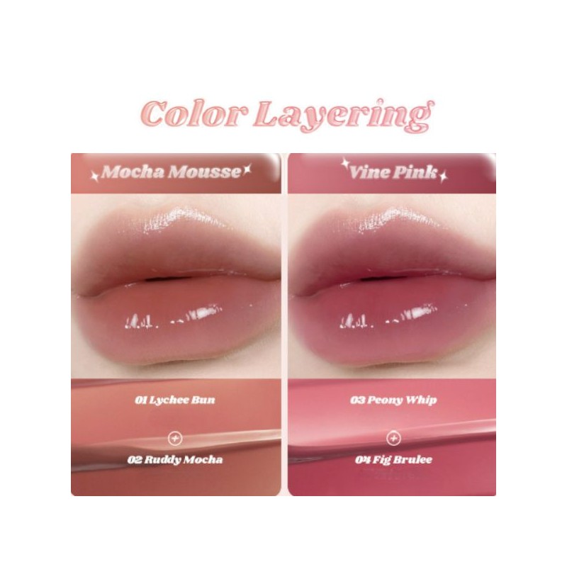 IPKN Bubble Jam Gloss 4.5g [IPKN x SOAL], Color:03 Peony