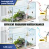 GADFISH Gravel Vacuum for Aquarium Water Changer Fish Tank Cleaning
