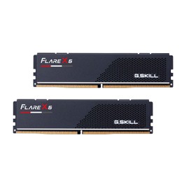 G.SKILL Flare X5 Series (AMD Expo) DDR5 RAM 64GB (2x32GB) 5200MT/s CL36-36-36-83 1.25V Desktop Computer Memory UDIMM - Matte Black (F5-5200J3636D32GX2-FX5)