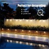 SOLPEX Solar Powered Deck Lights 16 Warm White LED Lights