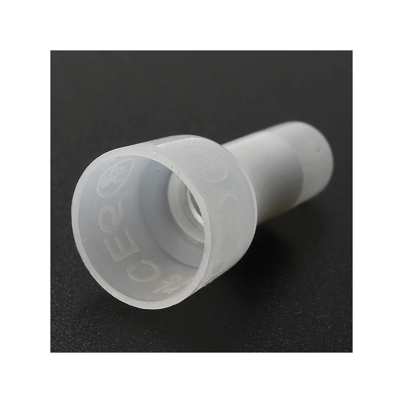 225FWY 100 PCS PACK 12-10 Gauge Transparent Closed End Crimp
