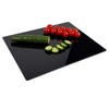Tempered Glass Cutting Board for Kitchen, Black Cutting Board for