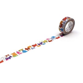 MT Products Masking Tape, Multicoloured, 15 mm Wide