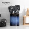 Nihow Kitchen Utensil Holder and Spoon Rest: Ceramic Utensil Holder