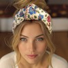 allydrew Wide Knotted Headbands, Top Knot Headbands for Women, Floral