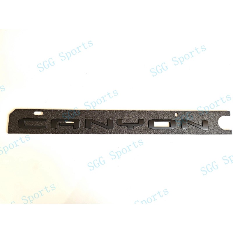 GMC 6PCS Matte Black Door Rear Elevation Canyon 4X4 Emblems