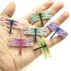 9 Pcs Embroidered Cartoon Dragonfly Patch Iron On Patches for