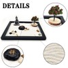 LuXianYS Japanese Zen Sand Garden, Mini Zen Garden Set, Zen