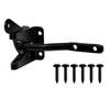 Gate Hardware Kit Heavy Duty,with Self Locking Gate Latch,6 inch