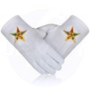 JEVVY CRAFTS Masonic OES Cotton Gloves - Order Of the