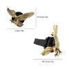 ORIESSE Vintage Eagle Car Air Freshener Vent Clips,2pcs Alloy Golden