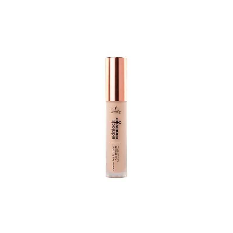 SkinLock Concealer – Corrector Líquido de Cobertura Completa, Larga Duración