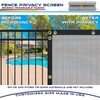 Windscreen4less Fence Privacy Screen 7' x 20' Heavy Duty Windscreen