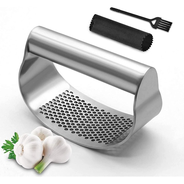 FlyHigh Set of 3 The New 2.0 Garlic Press Made of Stainless Steel - 2022 Version
