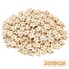 200pcs Wooden Star Buttons with 2 Holes Rustic Sewing Buttons