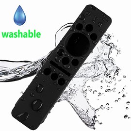 Estink Fundas Protectoras de Silicona para Mando a Distancia Smart TV Serie BN59 Adecuado para Mando a Distancia Smart 4K Ultra HDTV(Negro)