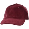 New Hattan 1467 Corduroy Baseball Cap, red