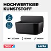 tesa Lavaa Shower Basket S, Matte Black - Shower Shelf