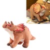 Soft Stuffed Triceratops Toy Cartoon Multi Function Stimulation Triceratops Plush