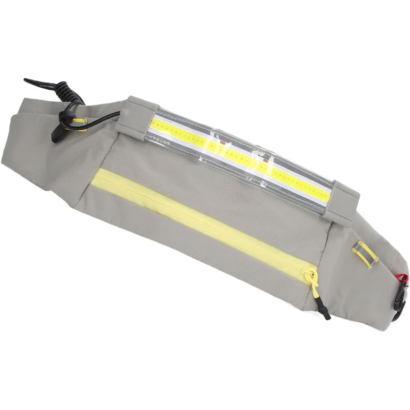Tbest Luz de Cinturón COB para Correr, Senderismo, Riñonera con