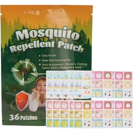 Repelente de Mosquitos Cre, Parches Antimosquitos, Parches Repelentes Naturales Autoadhesivos para Niños, Parches Difusores de Aceite Esencial, para Niños Adultos Al Aire Libre, 180 Piezas