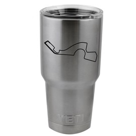 Sochi Autodrom Race Track Map F1 Vinyl Sticker Decal for Yeti Mug Cup Thermos Pint Glass (4" Wide - Decal ONLY, NO Cup)