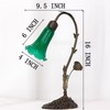 ANYONGLU Lily Lamp Tiffany Style Table Lamp 16 Inch Tall