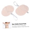 2 Pairs Non Visible Reusable Underarm Sweat Pads Comfortable Armpit