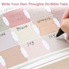 5 Sheets Bible Tabs, 75 Pcs Bible Tabs for Study