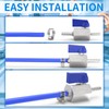 ChillWaves 304 Stainless Steel Mini Ball Valve, Shut Off Switch