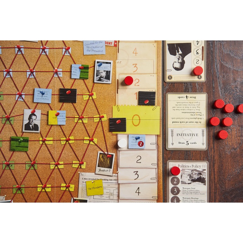 Capstone Games: Watergate, Strategy Board Game, History of Watergate Included,