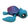 Sea Turtle - 3D Printed, Articulated Fidget (Pink/Blue (Small))