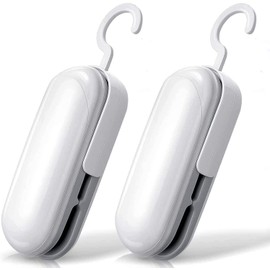 Mini Portable Bag Sealer and Cutter, Handheld 2 in 1 for Plastic Bags Food Storage Snack Fresh Bag Sealer Reduce food waste. (Battery Not Included) (2)