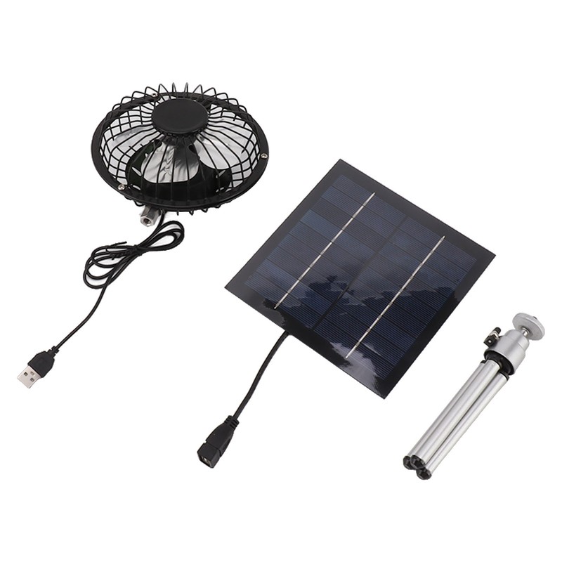 20W Solar Panel Fan Portable Solar Panel Powered USB Fan