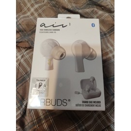 Air 1 True Wireless Metal Earbuds Airbuds Bluetooth with Charging Case White