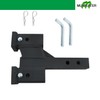 munirater Replacement for Trailer Dual Hitch Extender Adapter with 2-inch