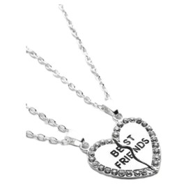 Collar De Corazon Dividido En 2 Collares Para Formar A Los Mejores Amigos Best Friends Mejores Amigos Por Siempre Fiestas Bodas Cumpleaños Navidad Dia De Reyes San Valentin