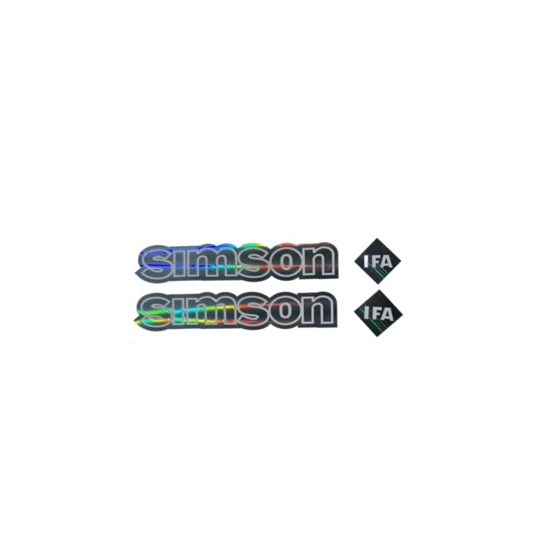 Simson Oil Slick Rainbow Holo Transparent Sticker Premium Tank Holo