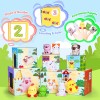 Shylizard Toddler Farm Animal Sorting and Stacking Toys, Nesting Boxes