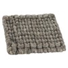Maharanis Fairtrade Felt Knitted Coaster Pot Coaster Grey Natural 20