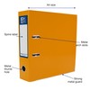 Oxford Premium A4 Lever Arch File, Orange Single Folder, Heavy
