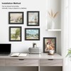 PEALSN 11x14 Picture Frame with Real Glass Front and Black